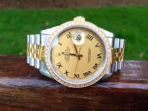 rolex watch ref no 16233|Rolex 16233 diamond bezel.